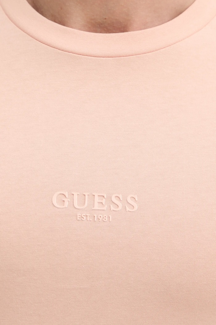 Guess tričko pánské bavlněné AIDY oranžová M2YI72.I3Z14