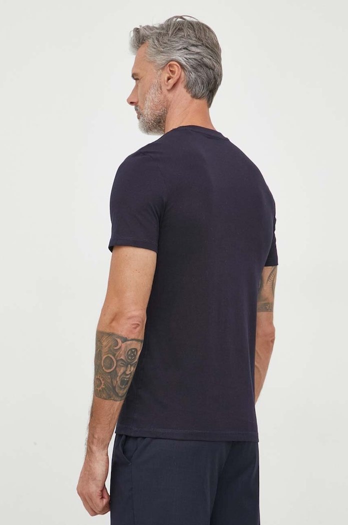 Oblačila Bombažna kratka majica Guess AIDY M2YI72.I3Z14 mornarsko modra