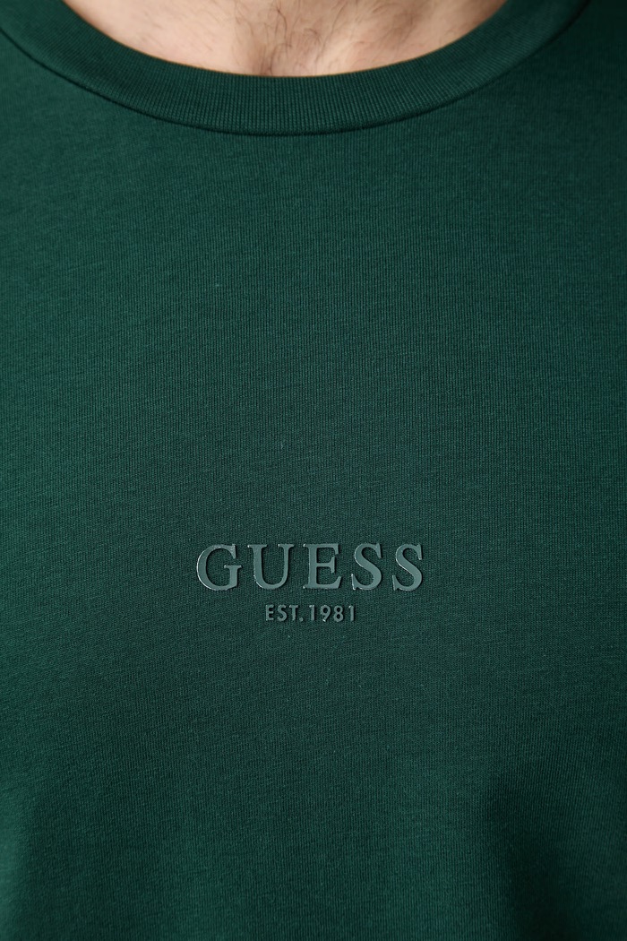 Guess футболка для мужчин из хлопка AIDY зелёный M2YI72.I3Z14