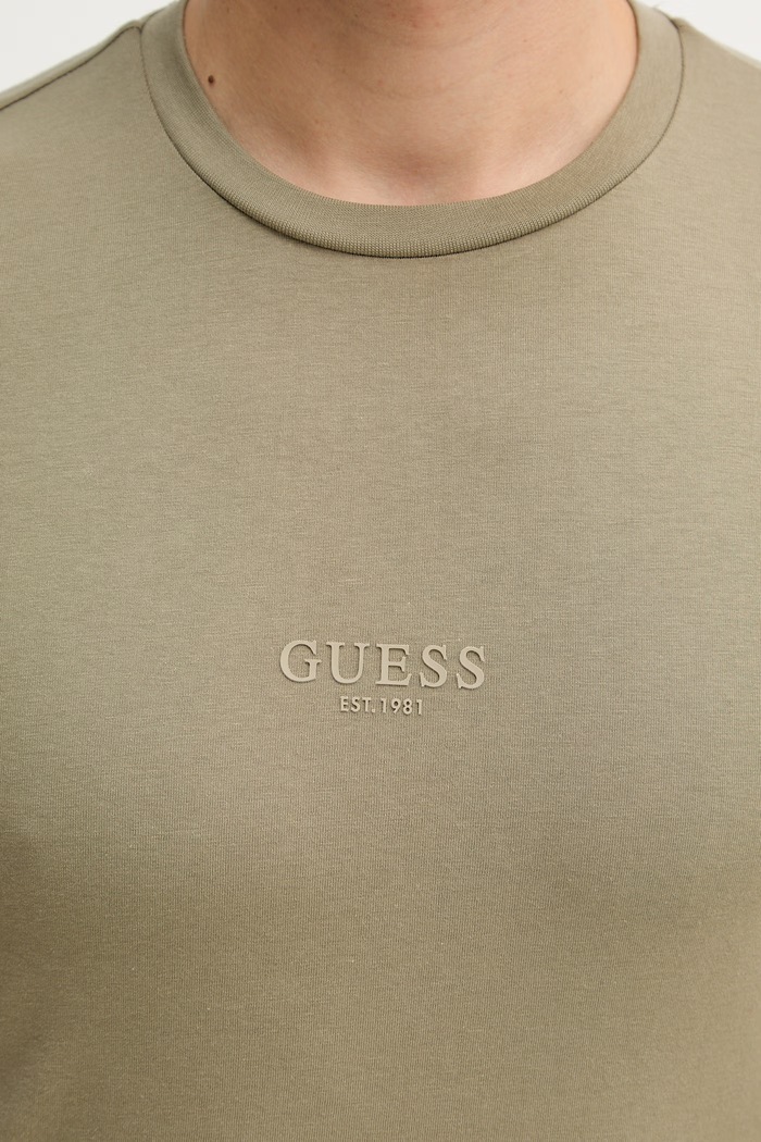Guess férfi pamut póló AIDY M2YI72.I3Z14 zöld