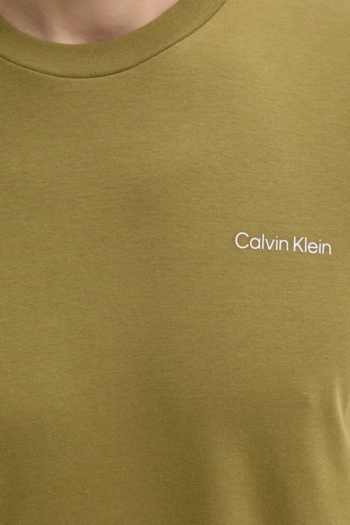 Bavlněné tričko Calvin Klein K10K109894 zelená