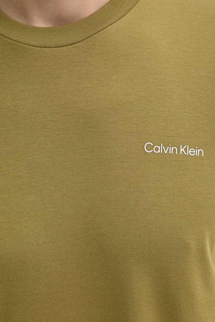 Bavlněné tričko Calvin Klein K10K109894 zelená