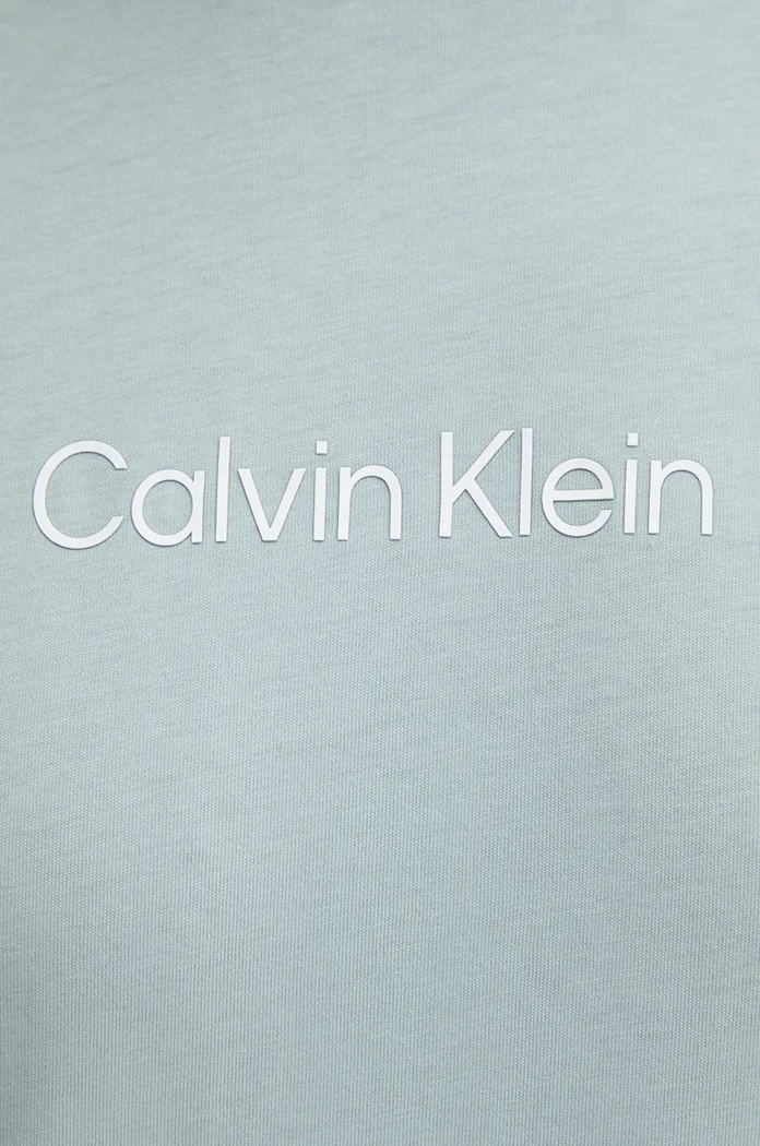 Bavlněné tričko Calvin Klein K10K111346 tyrkysová