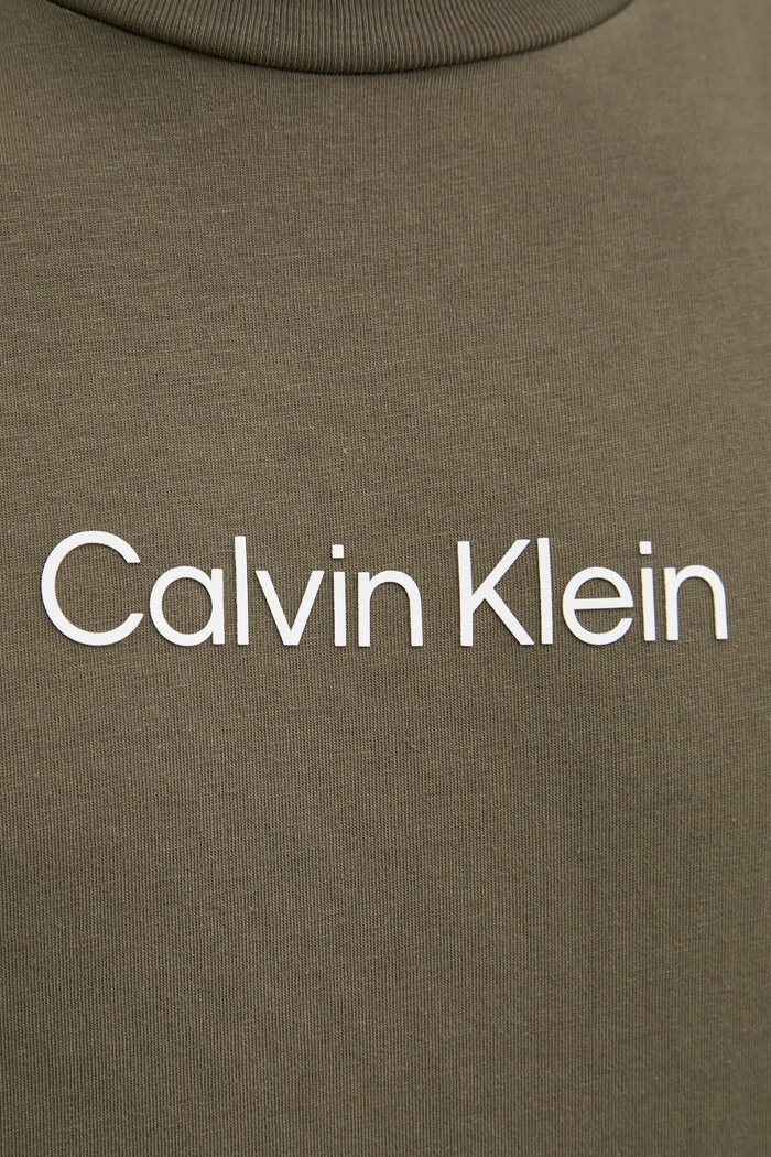 Bavlnené tričko Calvin Klein K10K111346 zelená