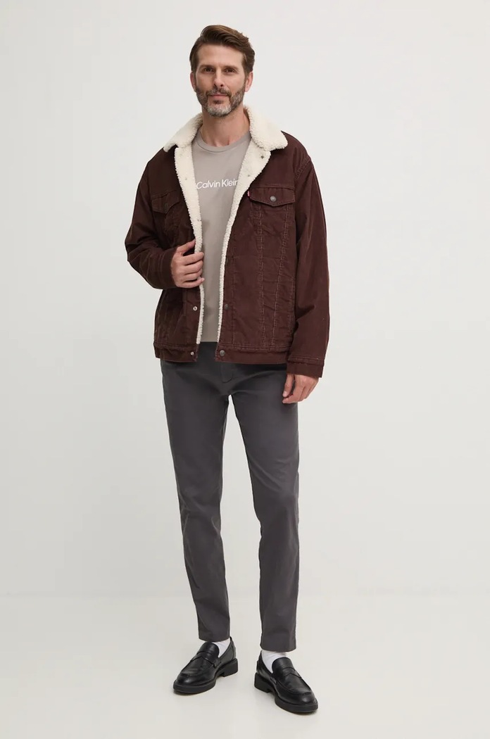 Bavlněné tričko Calvin Klein K10K111346 šedá AA00