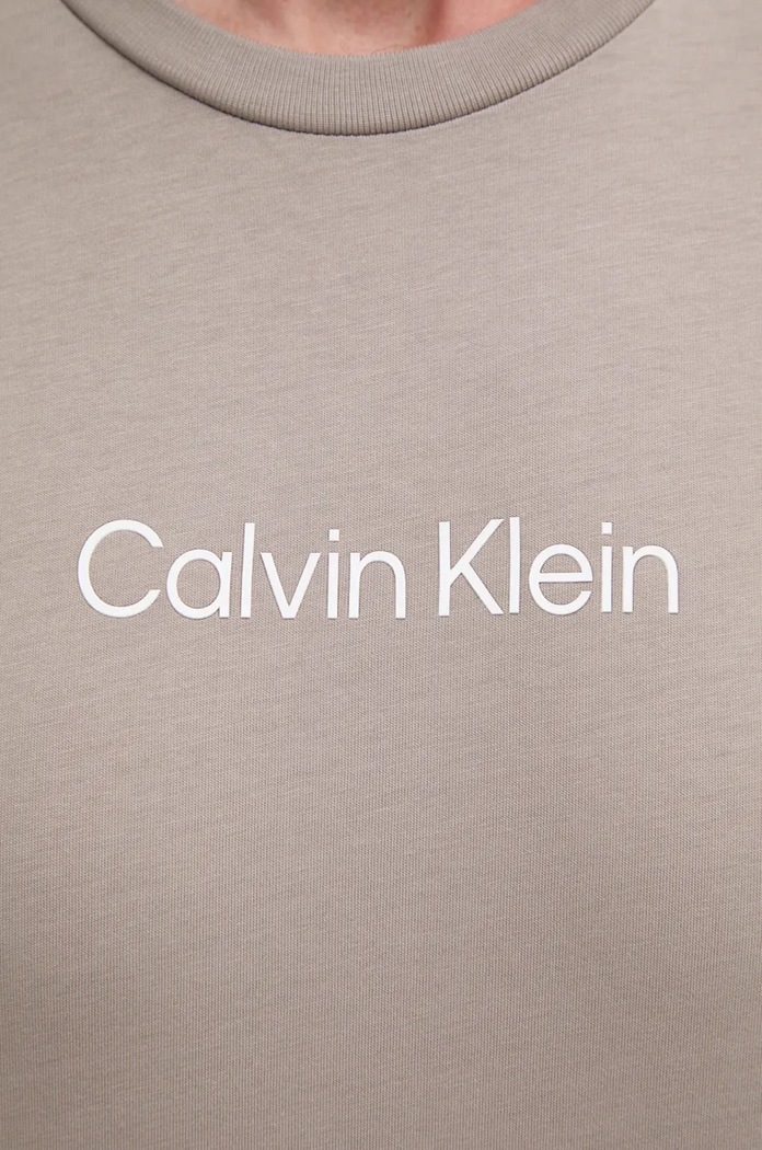 Bavlněné tričko Calvin Klein K10K111346 šedá