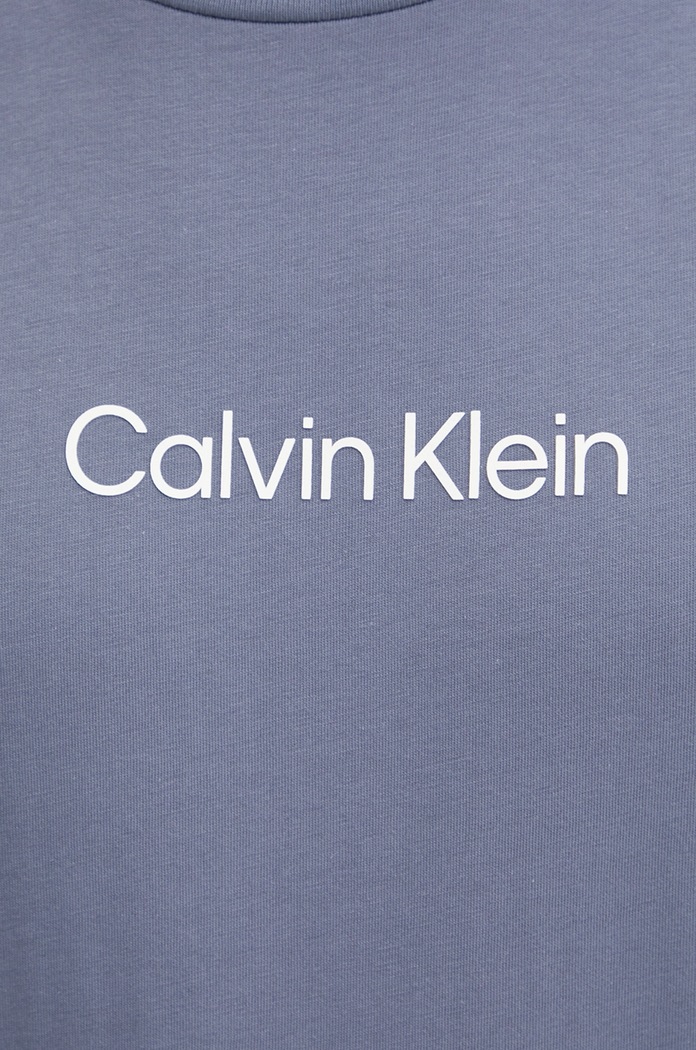 Bavlnené tričko Calvin Klein K10K111346 modrá