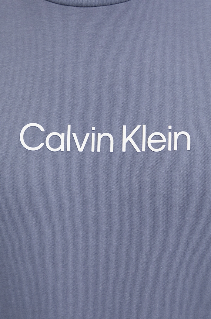 Bavlnené tričko Calvin Klein K10K111346 modrá