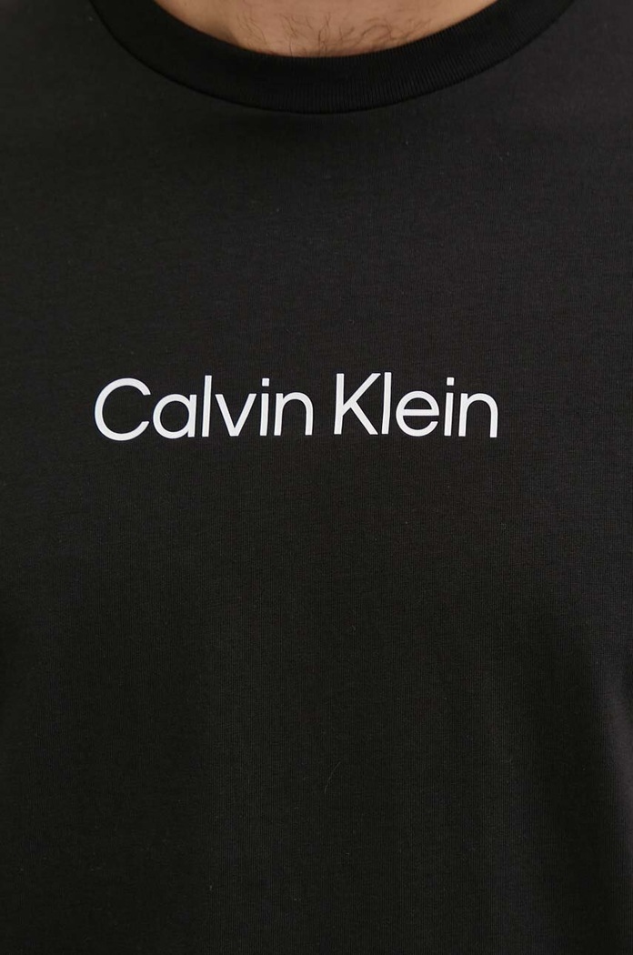 Bavlněné tričko Calvin Klein černá K10K111346