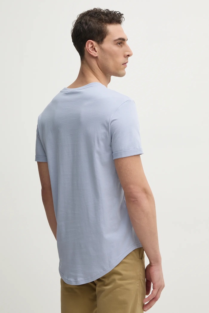 Odzież Calvin Klein Jeans T-shirt bawełniany J30J323482 niebieski
