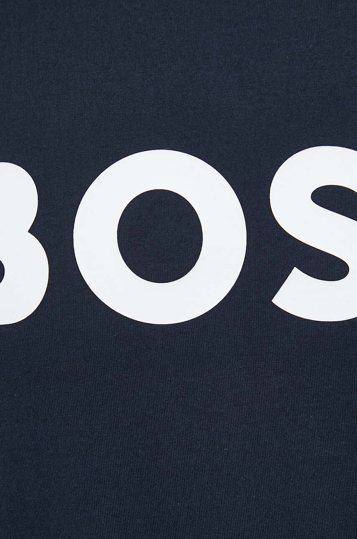 Pamučna majica BOSS 50495742 mornarsko plava