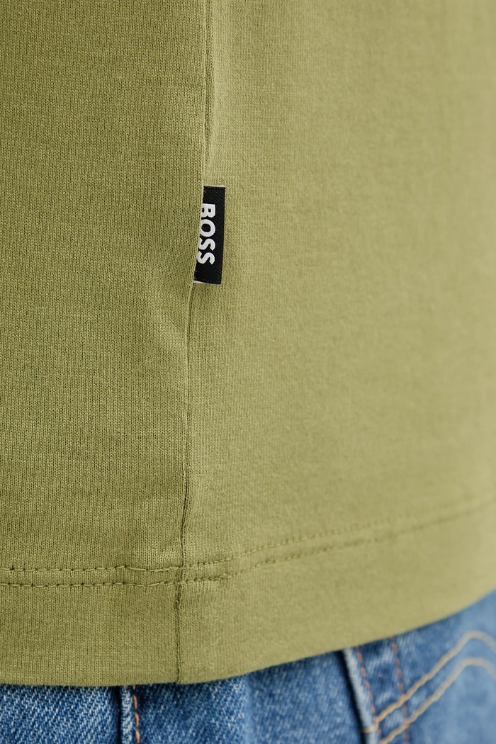 BOSS tricou din bumbac verde 50495742