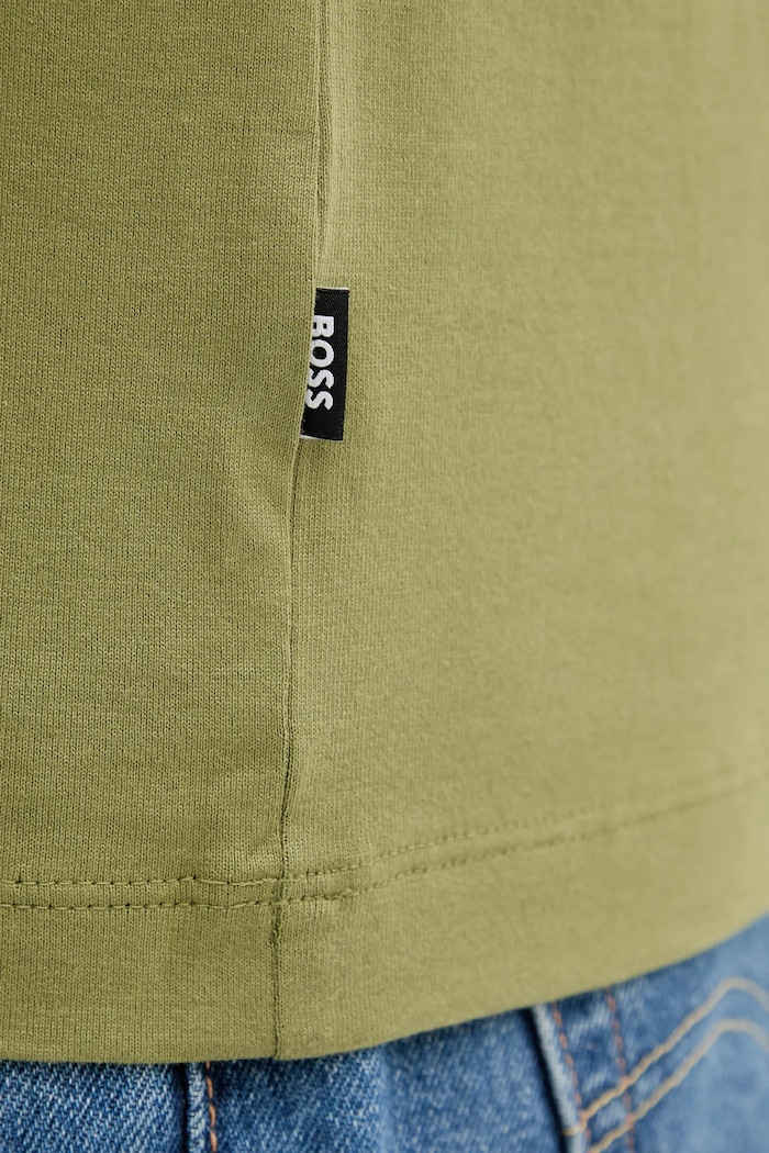 BOSS tricou din bumbac verde 50495742