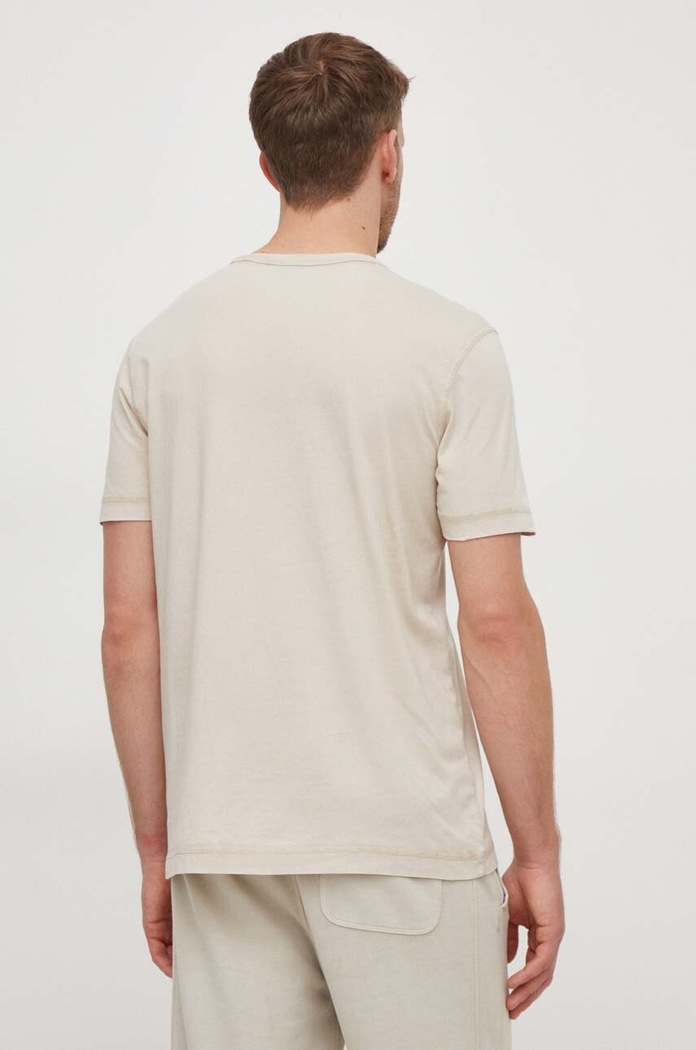 Odzież BOSS Orange t-shirt bawełniany BOSS ORANGE 50502173 beżowy