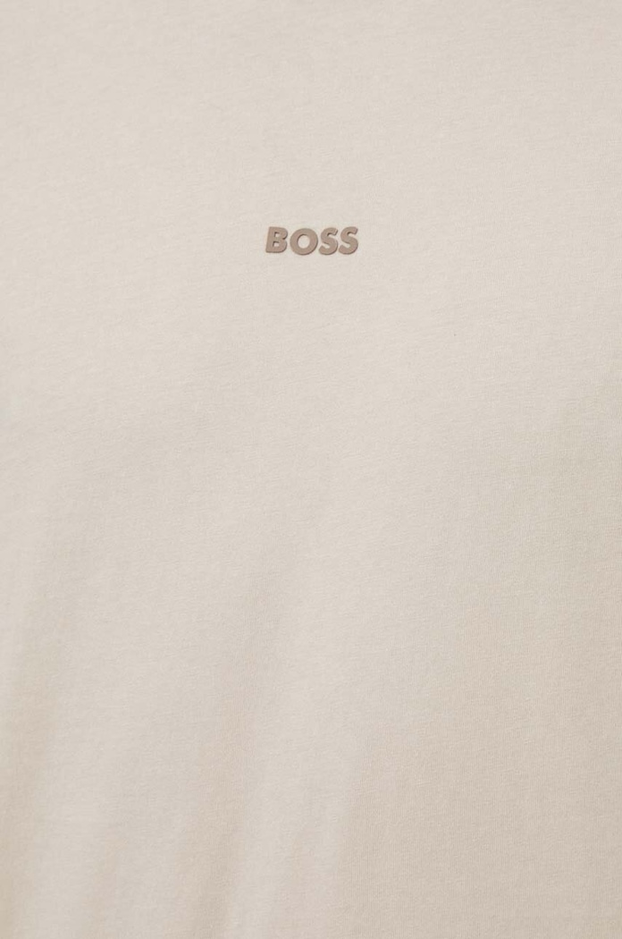 BOSS Orange t-shirt bawełniany BOSS ORANGE 50502173 beżowy