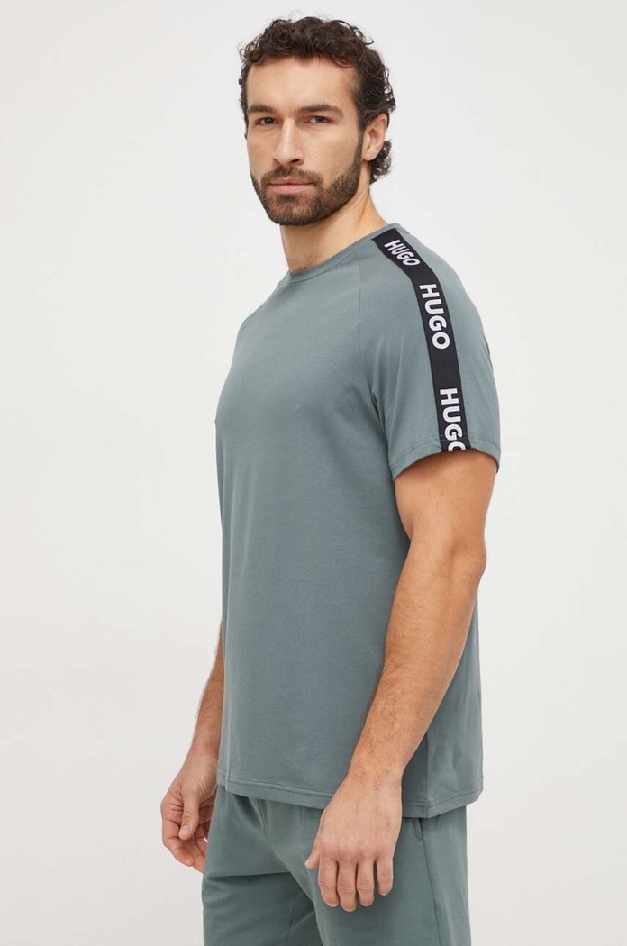 HUGO t-shirt lounge zielony 50504270