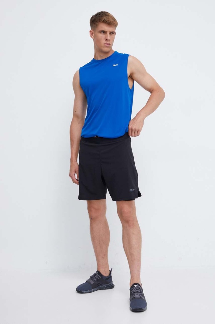 Reebok t-shirt treningowy ID TRAIN HS7743 niebieski AW23