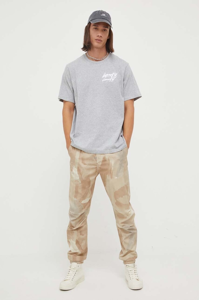 Levi's pamut póló 16143.0932 szürke AW23