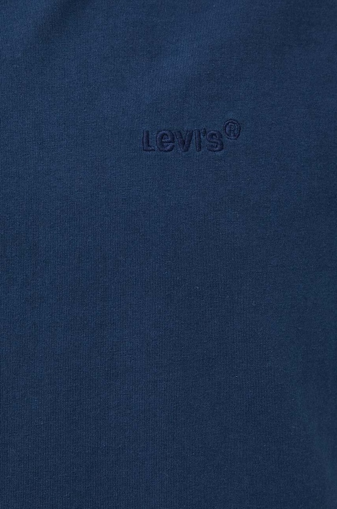Levi's tricou din bumbac A0637.0058 bleumarin