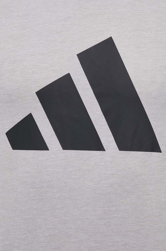 Kratka majica za vadbo adidas Performance Train Essentials Feelready Logo IB8276 siva