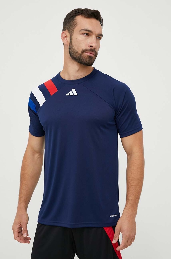Majica kratkih rukava za trening adidas Performance Fortore 23 Planet friendly mornarsko plava IK5738