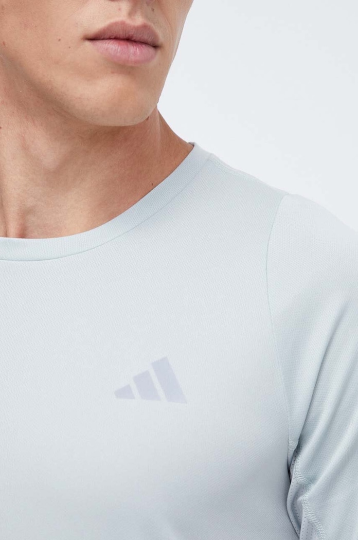 Μπλουζάκι για τρέξιμο adidas Performance Run Icons IL1799 πράσινο