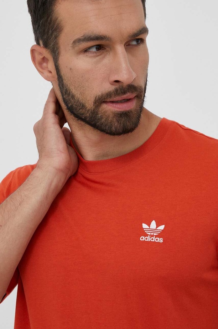 adidas Originals t-shirt bawełniany pomarańczowy IL2519