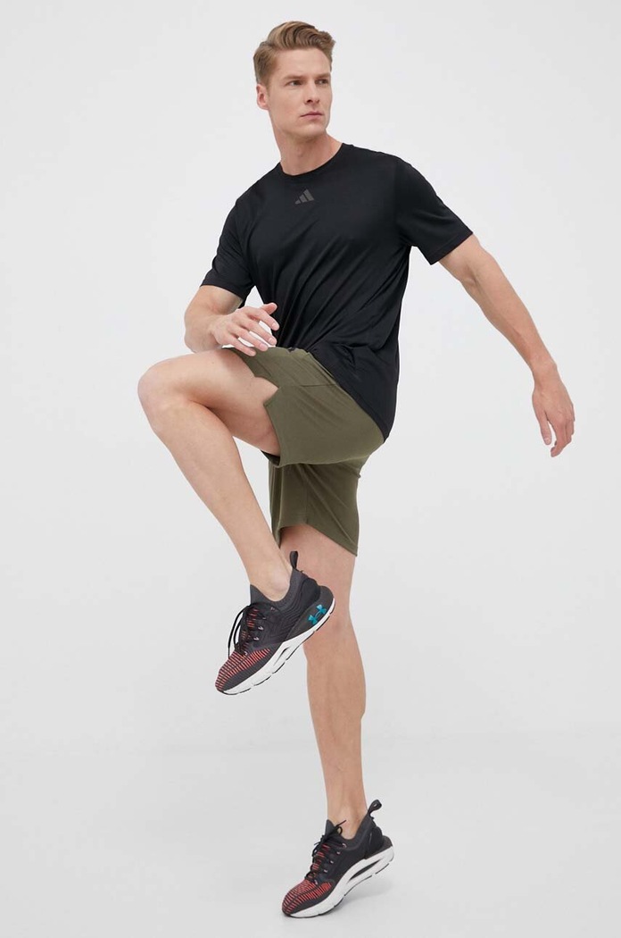 adidas Performance t-shirt treningowy HIIT Slg IL7003 czarny AW23