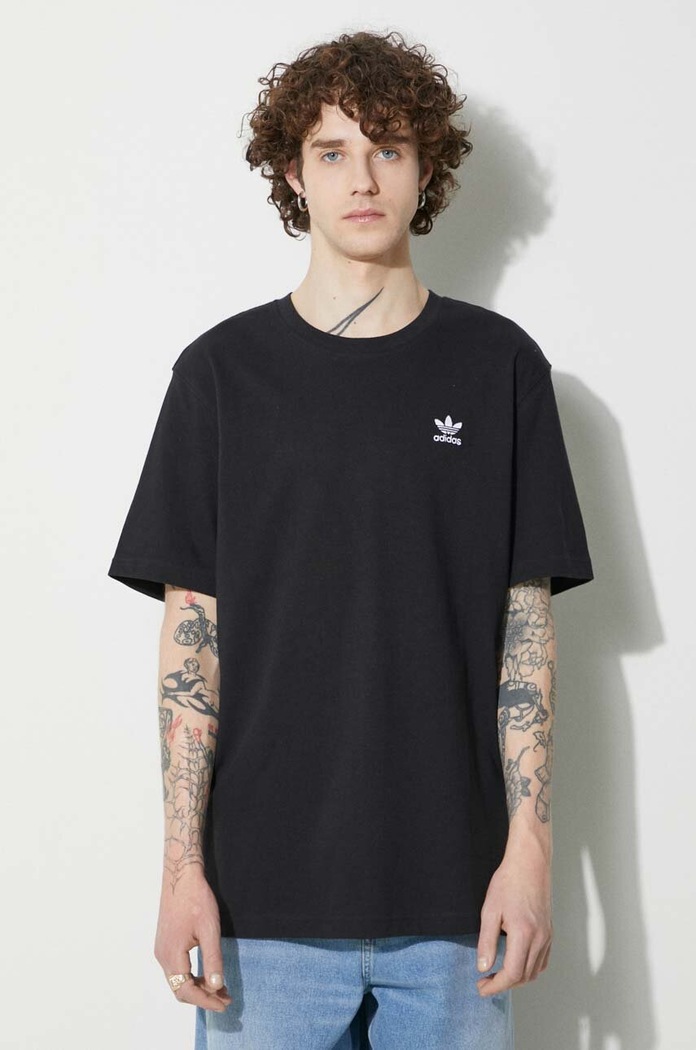 Îmbrăcăminte adidas Originals Tricou din bumbac Classics Back+Front Trefoil II5760 negru