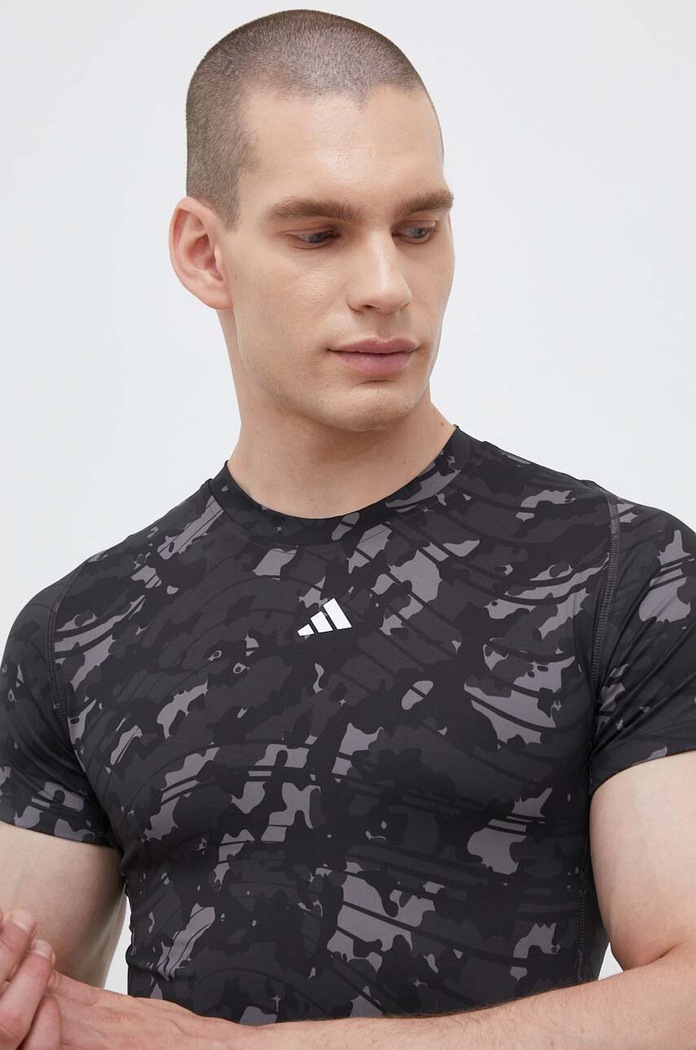 Tricou de antrenament Techfit adidas Performance HS9811 negru