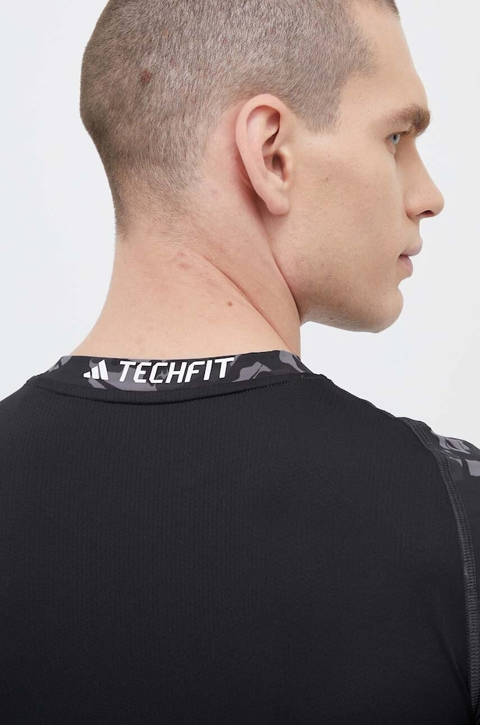 Tricou de antrenament Techfit adidas Performance negru HS9811