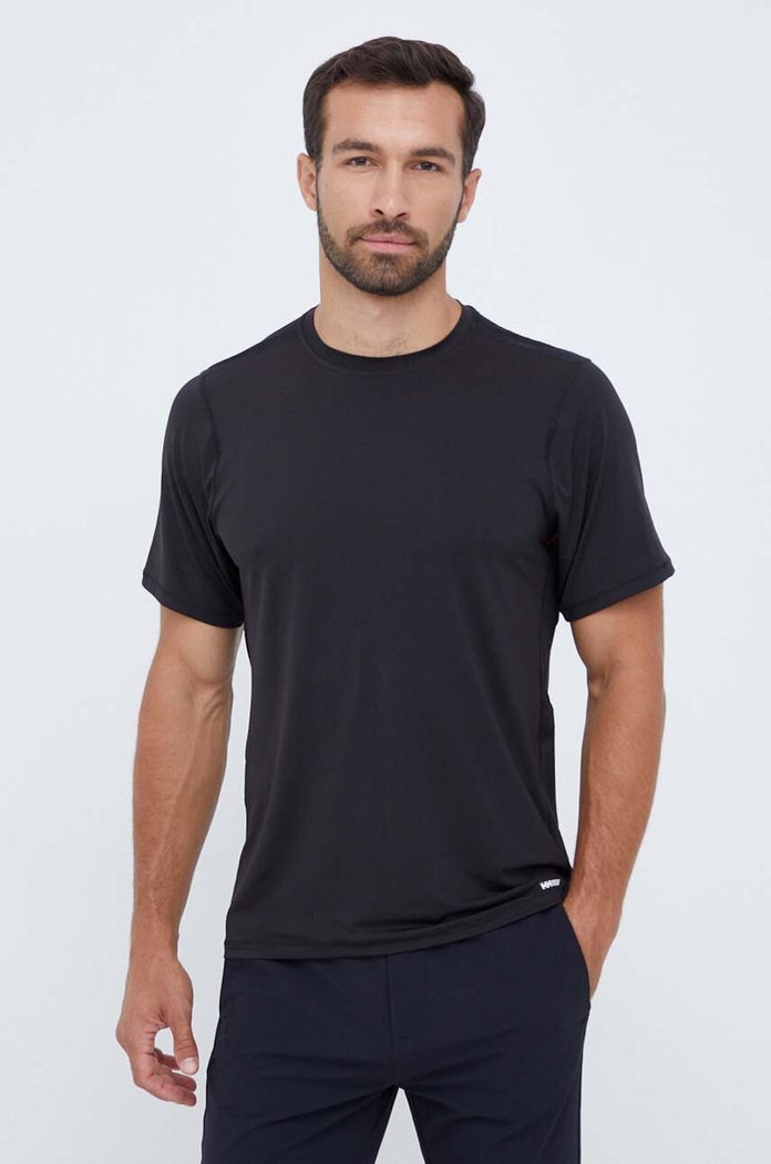 Αθλητικό μπλουζάκι Helly Hansen Tech κανονικό μαύρο 48494