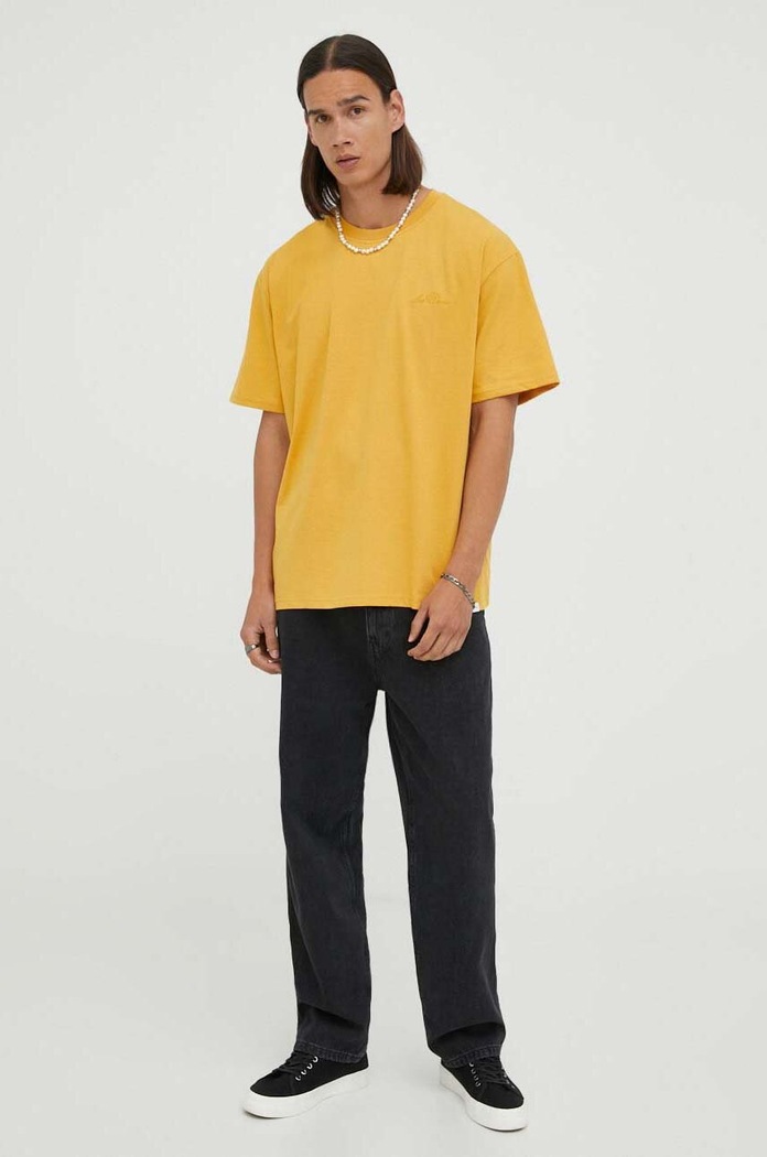 Les Deux t-shirt LDM101135 żółty SS24