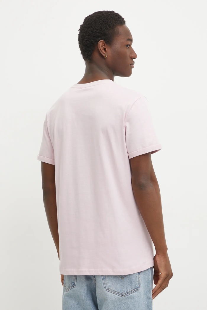 Îmbrăcăminte Les Deux tricou din bumbac LDM101155 roz