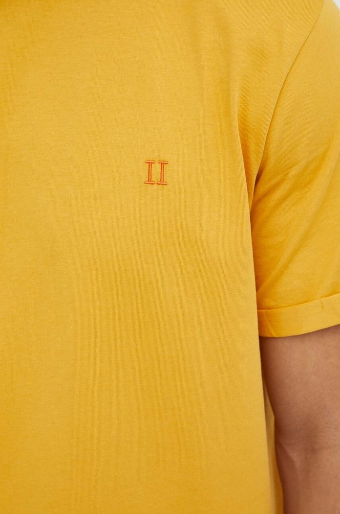 Les Deux t-shirt bawełniany LDM101155 żółty