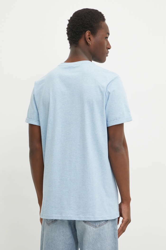 Îmbrăcăminte Les Deux tricou din bumbac LDM101155 albastru