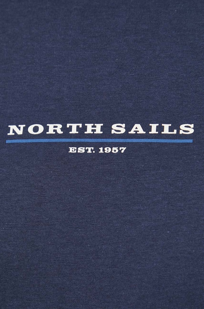 North Sails pamut póló 692905 sötétkék