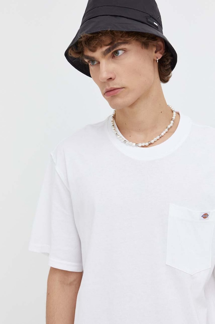 Bavlnené tričko Dickies biela DK0A4YFCWHX1