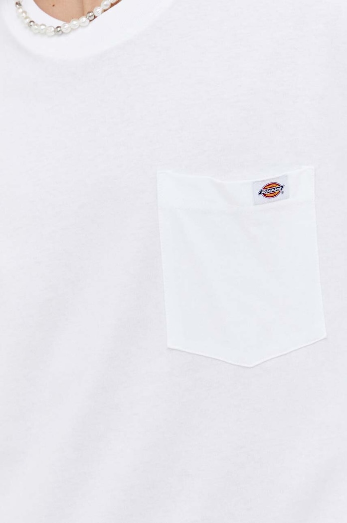 Bavlnené tričko Dickies DK0A4YFCWHX1 biela