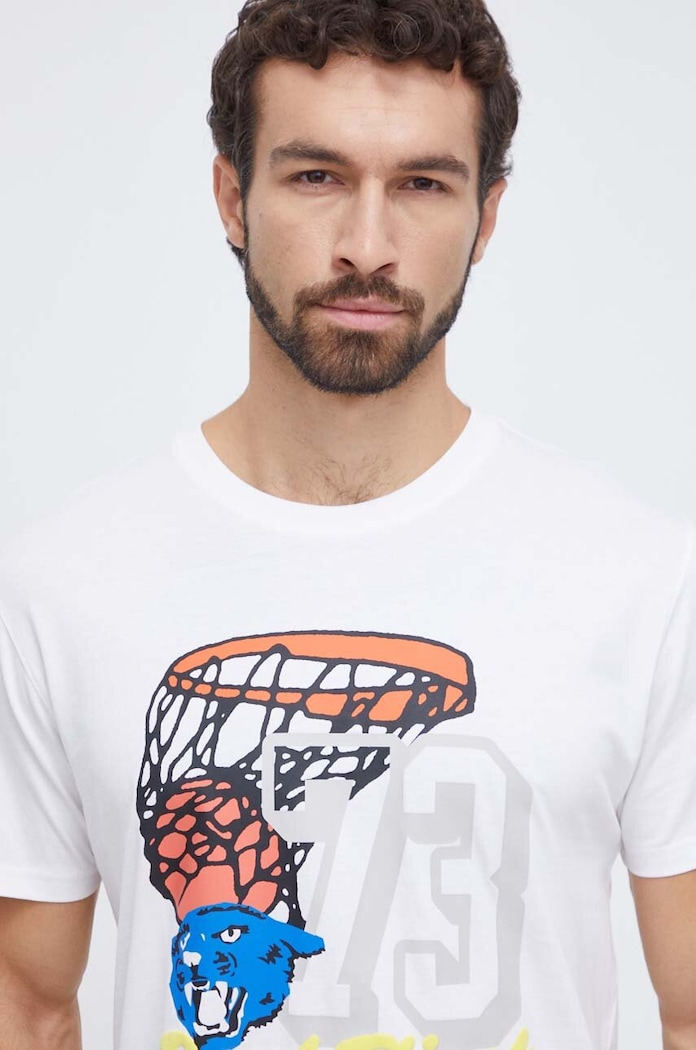 Ρούχα Βαμβακερό μπλουζάκι Puma 622026 μπεζ