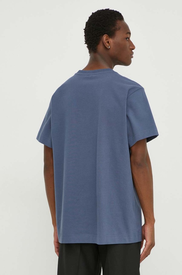 Oblečení Bavlněné tričko G-Star Essential loose D23471.C784 modrá