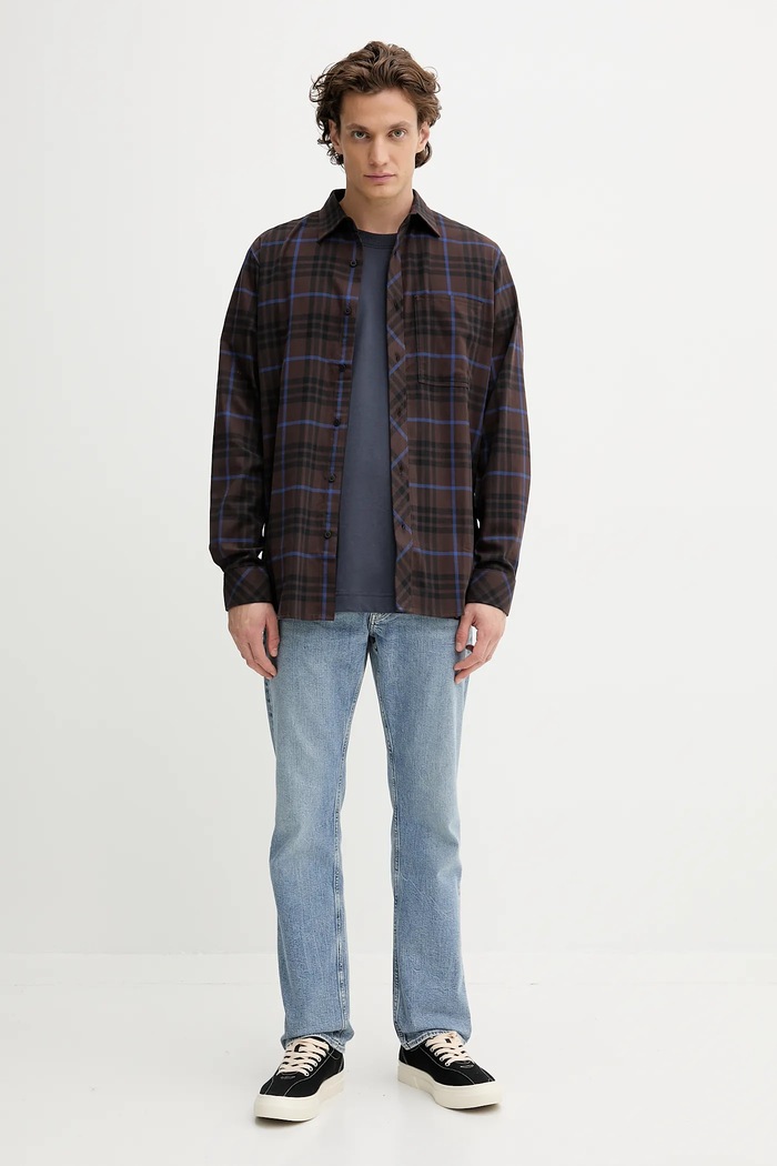 Бавовняна футболка G-Star Raw Essential loose D23471.C784 темно-синій AW25