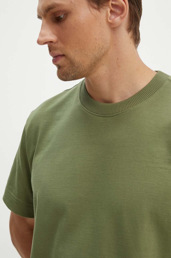 Хлопковая футболка G-Star Essential loose зелёный D23471.C784