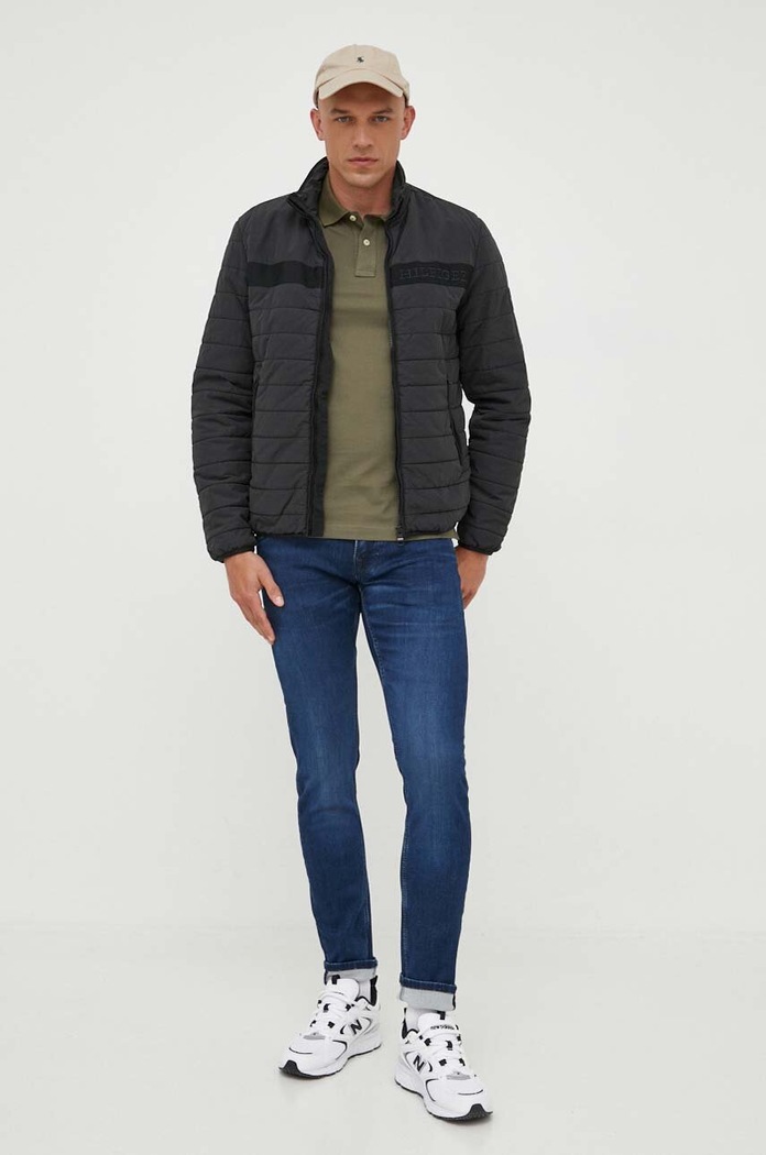 Gant polo bawełniane 2220 zielony SS25