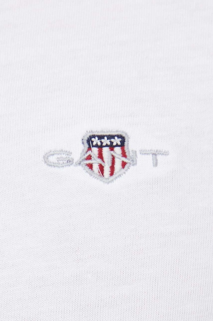 Gant tricou bărbătesc din bumbac 2003184 alb