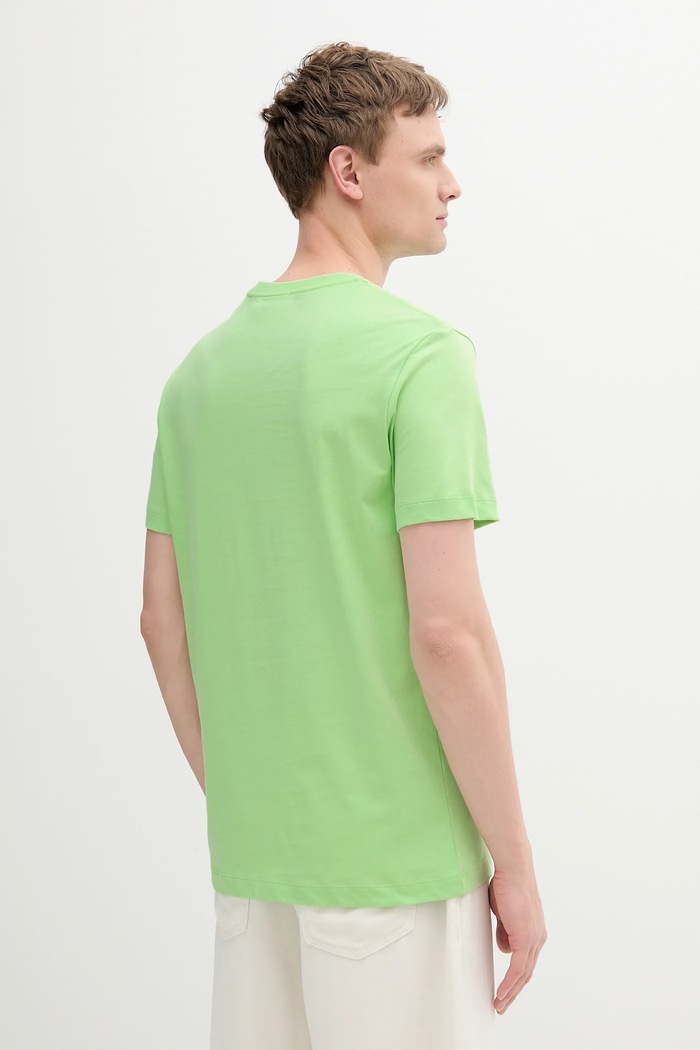 Îmbrăcăminte Gant tricou bărbați din bumbac 2003184 verde