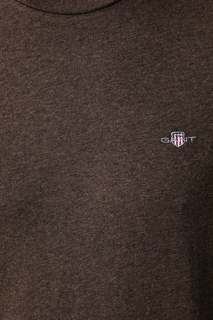 Gant T-shirt męski bawełniany 2003184 brązowy SS26