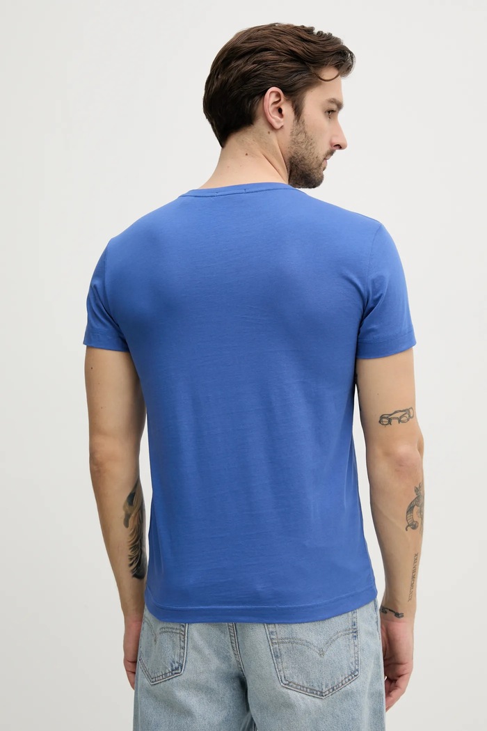 Odzież Gant t-shirt bawełniany 2003186 fioletowy