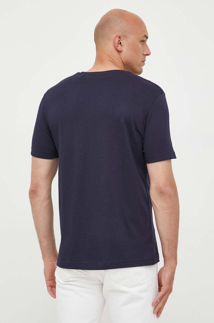 Îmbrăcăminte Gant tricou din bumbac 2003199 bleumarin