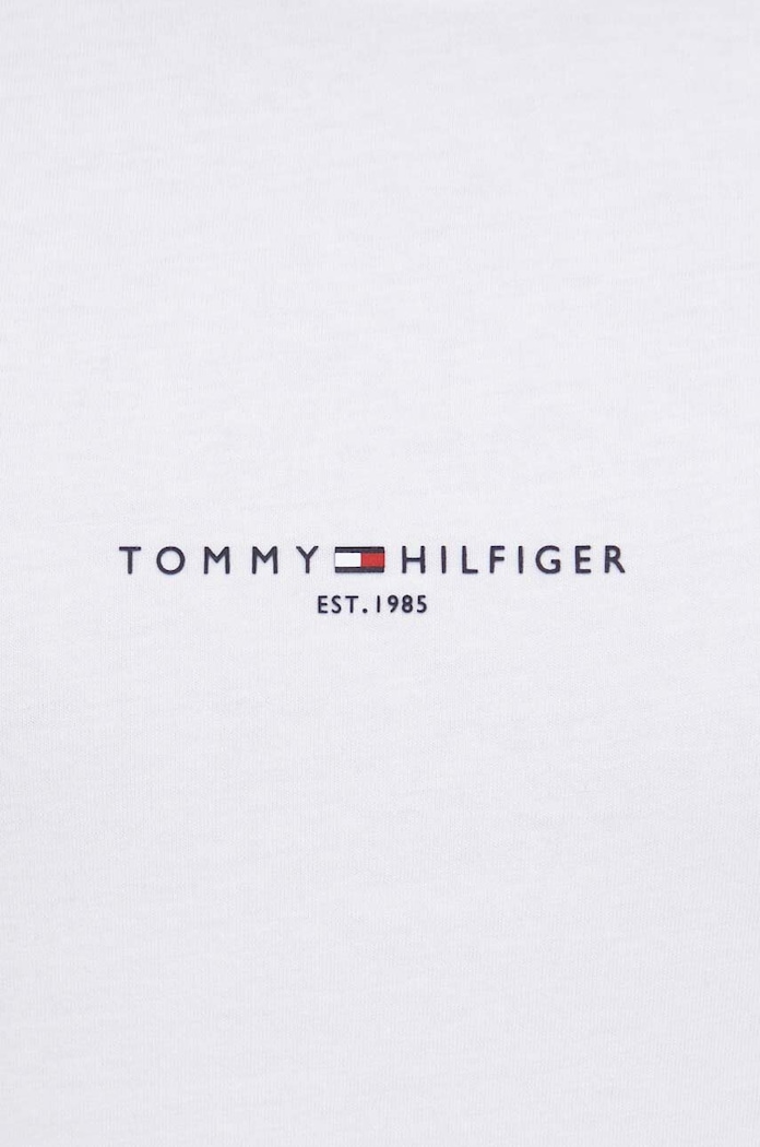 Bavlněné tričko Tommy Hilfiger MW0MW32584 bílá